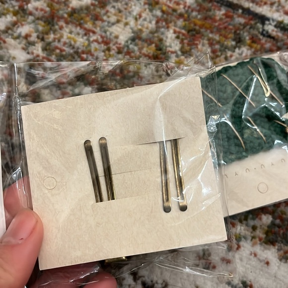 Christmas hair clips knitted - Picture 2 of 3